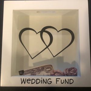 Wedding fund shadow box